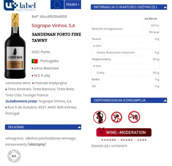 'Sandeman Fine Tawny Porto 0,75 L