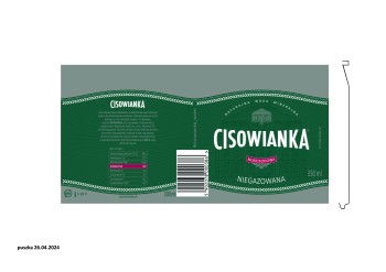 Naturalna woda mineralna Cisowianka niegazowana 0,33L