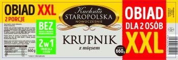 Kuchnia Staropolska Krupnik z mięsem 660g