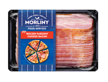 Boczek wędzony parzony plastry 700g Morliny