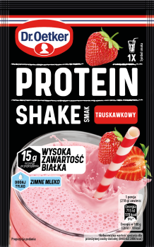 Dr. Oetker Protein Shake smak truskawkowy 18 g