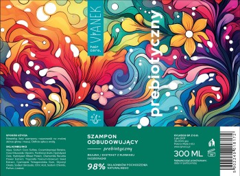 VIANEK Prebiotyczny szampon odbudowujący 300 ml