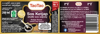 SOS Ketjap słodki sos sojowy 200 ml TAOTAO