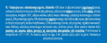 Olympus Sos Tzatziki Original 250g