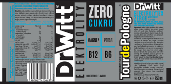 DrWitt Elektrolity o smaku wieloowocowym 750 ml