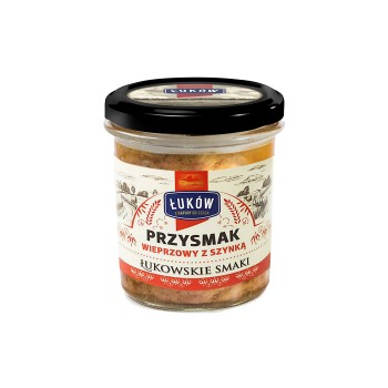 Przysmak wieprzowy z szynką 300g Łuków