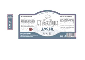 Browar Zamkowy Cieszyn Lager bezalkoholowe 500 ml
