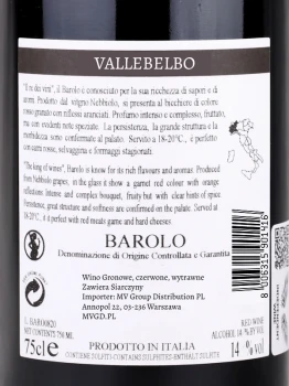 'Vallebelbo Le Opere Barolo DOCG 0,75l