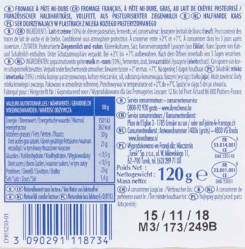 Chavroux Pur Chevre 120g