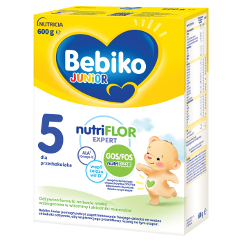 Bebiko Junior 5 NUTRIflor Expert Mleko dla przedszkolaka 600 g