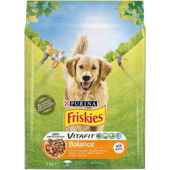 KARMA DLA PSA FRISKIES BALANCE z kurczakiem i warzywami 3KG