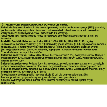 KARMA DLA PSA FRISKIES BALANCE z kurczakiem i warzywami 3KG