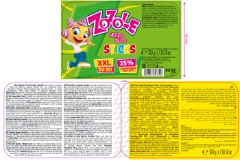 Żelki Zozole Sticks 300g MIESZKO