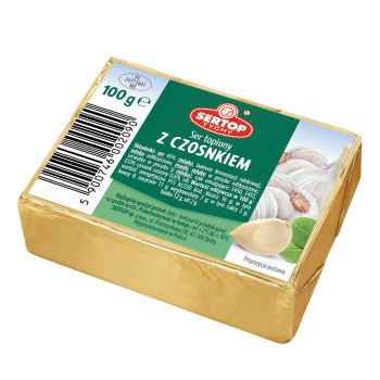 Ser topiony z czosnkiem kostka SERTOP 100 g