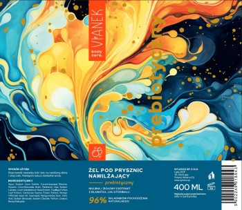 VIANEK Prebiotyczny żel pod prysznic nawilżający 400 ml
