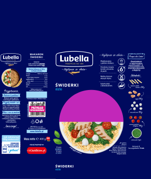 Lubella Eliche Makaron Świderki 400 g