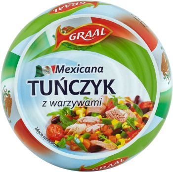 Graal tuńczyk z warzywami Mexicana 280 g