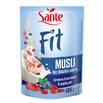Fit Żurawina Borówka Goji 225g Sante