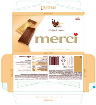 merci czekolada kawowo-śmietankowa 100g