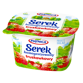 Piątnica Serek homogenizowany truskawkowy 150 g
