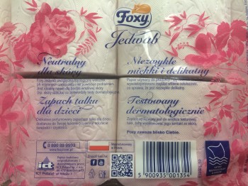 Papier toaletowy Foxy Jedwab 8 rolek