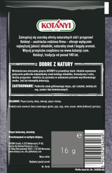 Kotányi Pieprz kolorowy ziarnisty 16 g
