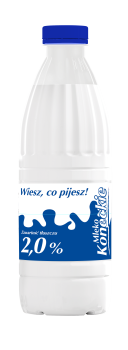 Mleko Koneckie butelka 2% 1 l