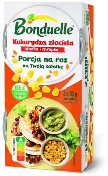 Bonduelle Porcja na raz Kukurydza Złocista 2 x 85 g