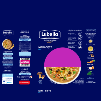 Lubella Filini Makaron Nitki cięte 400 g