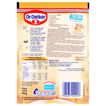 Dr. Oetker Budyń Waniliowy 40 g