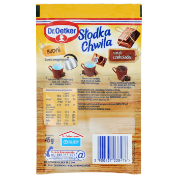 Dr. Oetker Budyń Słodka Chwila Czekoladowy 45 g