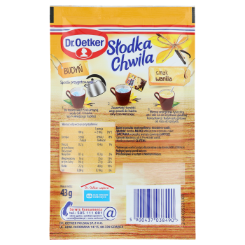Dr. Oetker Budyń Słodka Chwila Waniliowy 43 g