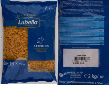 Lubella Catering Makaron kolanka ozdobne 2 kg