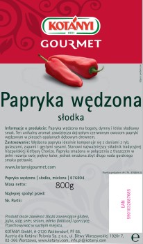 Kotanyi Papryka słodka wędzona 800g