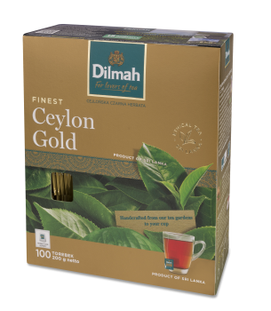 Dilmah Ceylon Gold Klasyczna czarna herbata 200 g (100 torebek)
