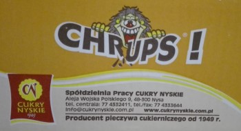 Wafle Chrups Kakaowe 2,5Kg Cukry Nyskie