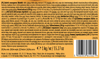 Mieszko Marcepanki Czekoladki z marcepanem 1 kg