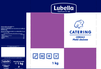 Lubella Catering Zbożowe muszelki o smaku czekoladowym 1 kg