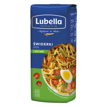 Lubella Makaron świderki z warzywami eliche 400 g