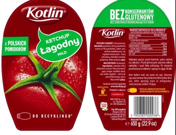 Kotlin Ketchup łagodny 650 g