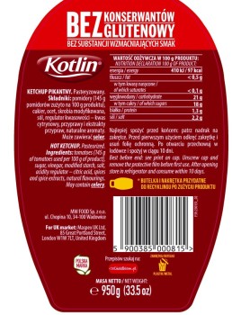 Kotlin Ketchup pikantny 950 g