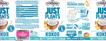 Tymbark Just Plants Kokos 500ml
