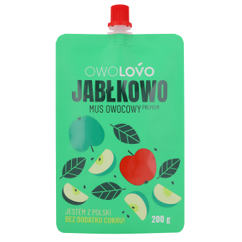 Mus jabłkowy 200g * JABŁKOWO OWOLOVO