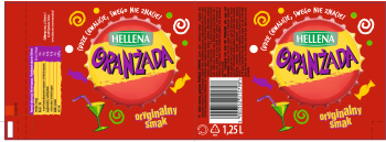 Hellena Oranżada Czerwona 1,25 l