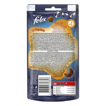 Felix Crispies Przekąska o smaku wołowiny i kurczaka 45 g