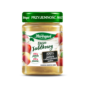 Herbapol Dżem jabłkowy o obniżonej zawartości cukru 280 g