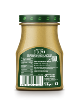 Kamis Musztarda stołowa 185 g