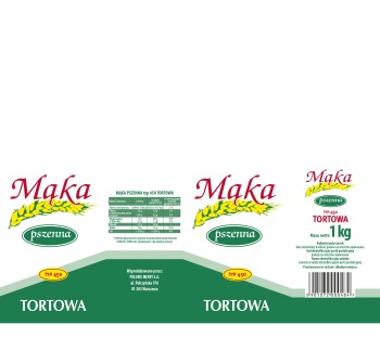 Polskie Młyny mąka pszenna typ 450 tortowa 1 kg
