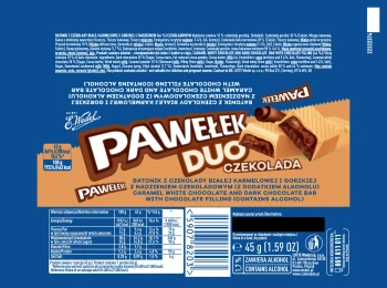 E.Wedel baton Pawełek karmellove! & czekoladowe 45 g