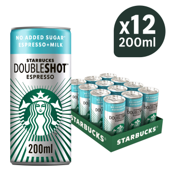 Starbucks Doubleshot No Added Sugar 200ml